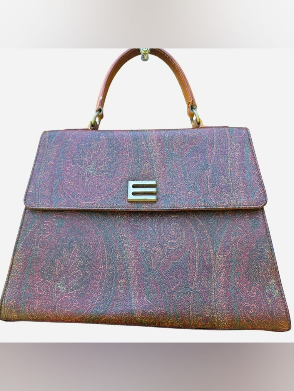 Etro Paisley Top-Handle Bag